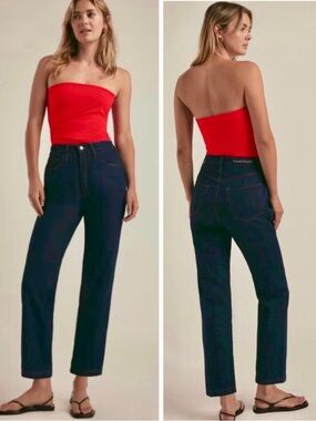 Favorite Daughter The Valentina Super High Rise Straight Leg Women’s Jeans 26